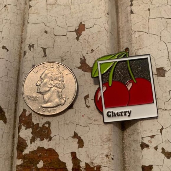 Brand new Harry Styles inspired enamel pin Cherry - Picture 2 of 3